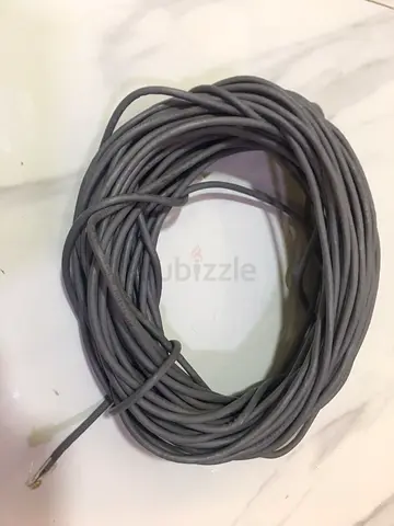 Bulk grey Ethernet/network cable - long roll, used