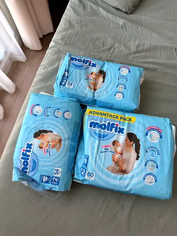 Molifix disposable baby diapers - assorted pack (size 2) - unopened
