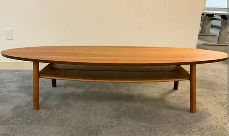 IKEA STOCKHOLM walnut veneer coffee table 180x59 cm
