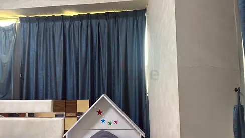 Dark blue blackout curtains - set, good condition. 6 curtains. 6 meters