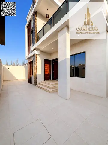 luxury 7BR Villa for Sale in Al Zahya Ajman G+2 Floors 4400 Sqft Built Up Area Master Bedrooms Majlis Direct E311 Access Price 1.85 Million