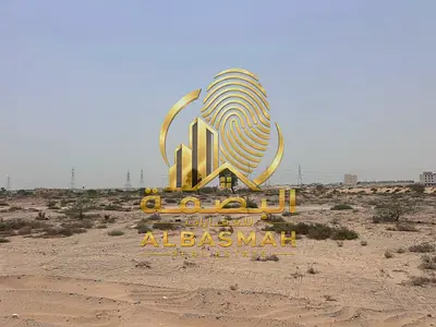 Commercial land for sale in Sharjah, Al Malha area, 3,260 sq ft, ownership restricted to UAE citizens and Gulf nationals only