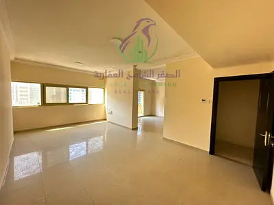 Three BHK with 2 living rooms, maid’s room, storage, balcony, sea view, free parking, 4 or 6 cheques, directly on Dubai Exit.