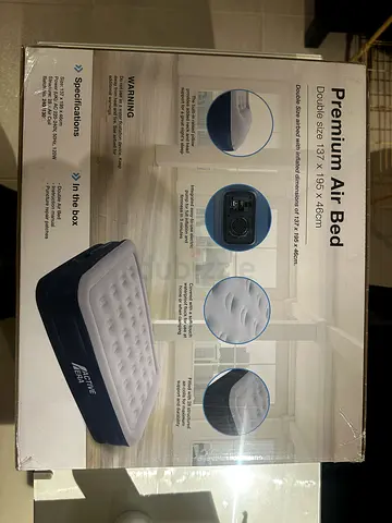 NEW Active Era Premium Double Air Bed – Built-in Electric Pump – Unopened