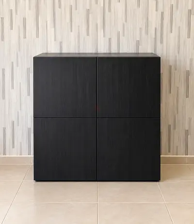 Door storage cabinet