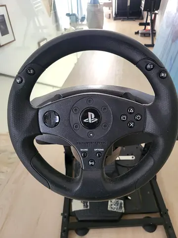 PlayStation Steering Wheel Controller with Pedals & Frame (Used)