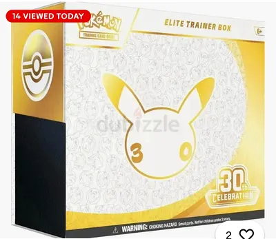 Pokémon 30th Anniversary Celebration Elite Trainer Box ETB Sealed
