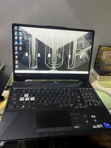 Asus Tuf F15 Gaming Laptop (Visible System Info) - Good Condition