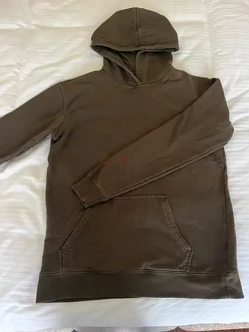 Brown pullover hoodie, unisex