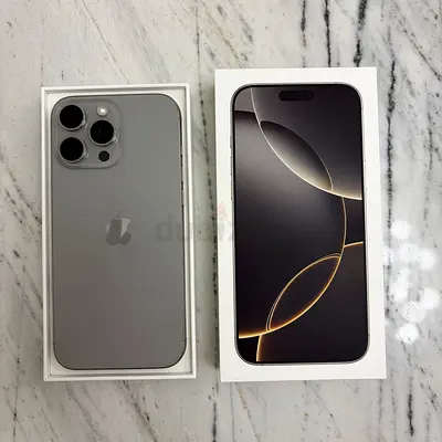 iPhone 16 Pro Max, 256GB, Natural Titanium (Physical + eSIM, TDRA)