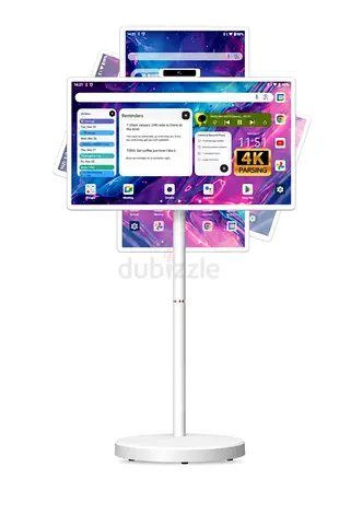 OTTAL 27 inch TV Smart Touch Screen Display, 4K with Camera & Wheels