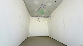 500 Sq. Ft. brand new shop in Al Sajaa, main road, glass frontage, first use, fully fitted, prime lo