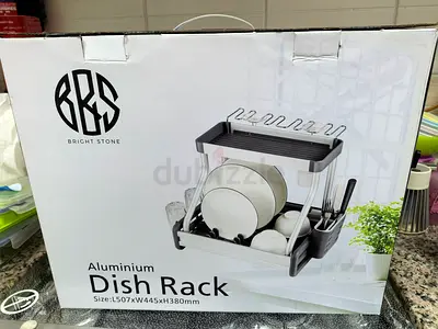 Bright Stone Aluminium Dish Rack - New in Box