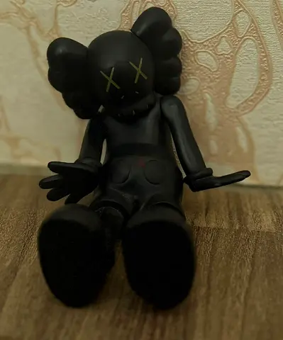 KAWS Companion Black Vinyl Figure (Small) - Collectible Art Toy