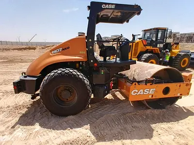 Case 1107NX-D road roller