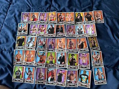 46 Slam Attax WWE Trading Cards – Vintage Collection