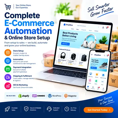 Complete E-Commerce Automation & Online Store Setup