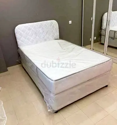 Brand new Double size 120/190 cm American base bed including Mattress Available