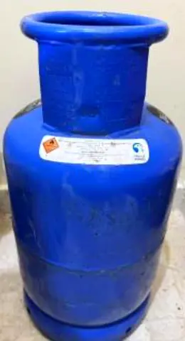 1 gas cylinder and 1 glass top gas stove 3 burner