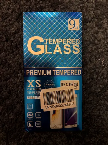 Tempered Glass Screen Protector (sealed packaging) iPhone 12 Pro