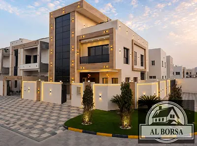 Villa for annual rent in Al Zahiyah area – Ajman, 6 bedrooms | Prime location