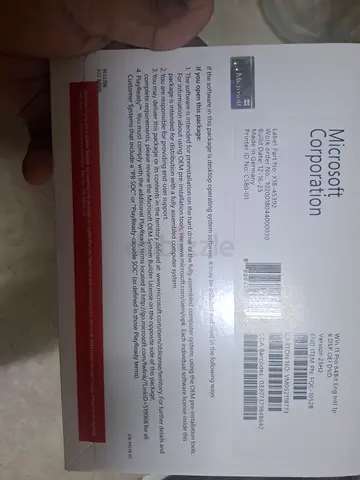Microsoft Windows 7 Pro OEM DVD (sealed retail package)