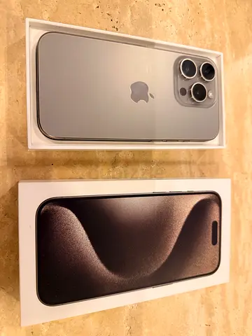 iPhone 15 Pro, Natural Titanium,  1 TB