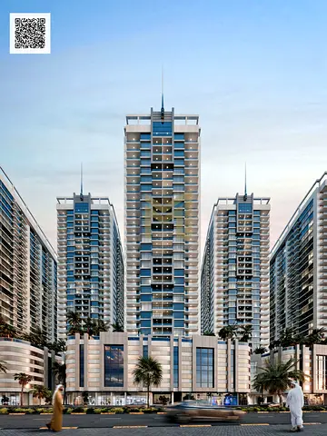 Water View Spacious 3BHK Creek Towers Ajman, 1% Monthly