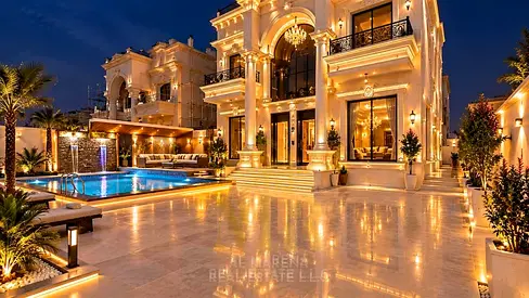 Luxury Villa for Sale in Al Muwaihat 2 – Ajman | 5 Master Bedrooms | Private Pool | 5,000 Sq. Ft. | Two Floors + Roof Terrace | AED 3.8 Million