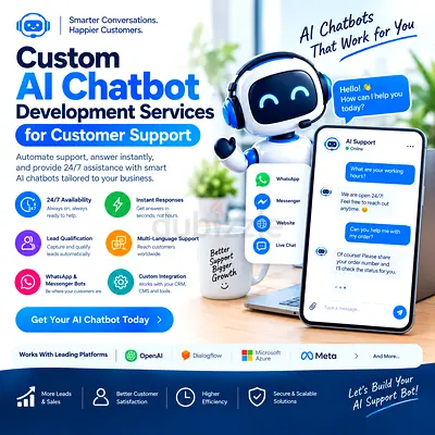 Custom AI Chatbot Development Services for Customer Support