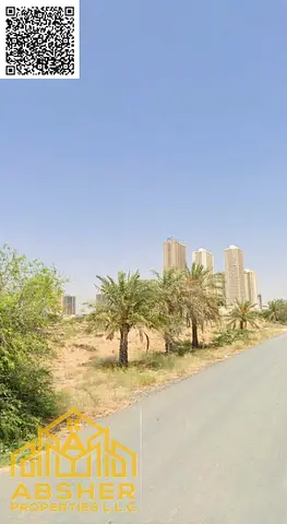 Corner Residential-Commercial Plot for Sale in Al Alia, Ajman | G+23 Permit & Apartment Sales Approval | Freehold | 15,495 sq. ft.