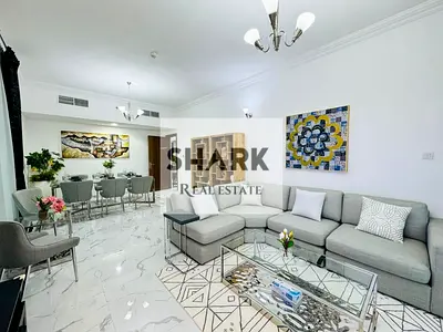 2BR apartment for sale in Ajman One Tower 8, 23rd floor, 1,750.49 sqft. 3 bathrooms, balcony, laund
