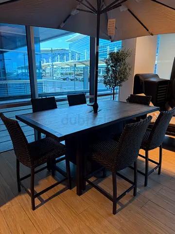 Agio McKenzy 7 Piece High Dining Wicker Patio Set