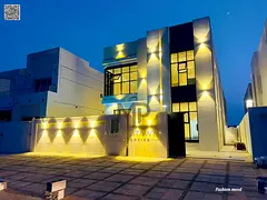 Villa (with S pool) for sale at ajman| al helio2 area| 5 master rooms, majlis, 2halls, maid room, sw