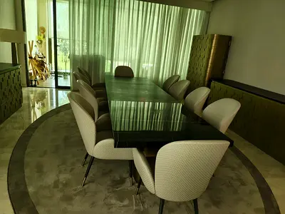 Italy brand dining table set