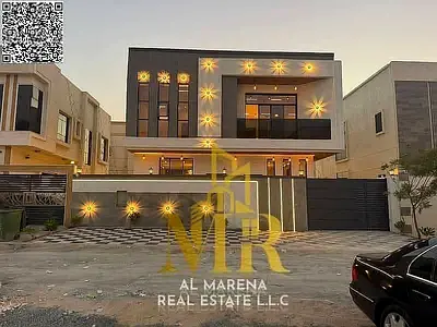 **Luxury Starts at the Facade | Upscale Villa for Sale in Al Helio, Ajman** Own your dream luxury home, combining sophisticated modern design, spaciou