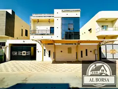For sale in Al Yasmin area, a villa with 5 master bedrooms, a living room, a maid's room, and a spac