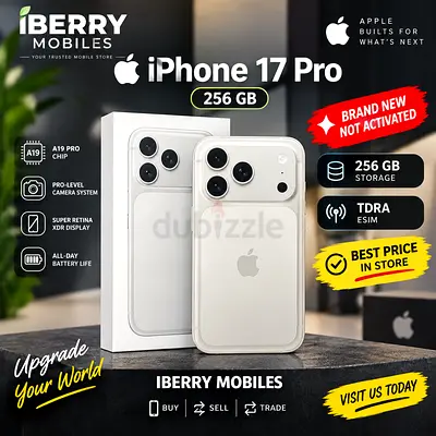 Apple iPhone 17 Pro 256GB — Brand New, Unactivated