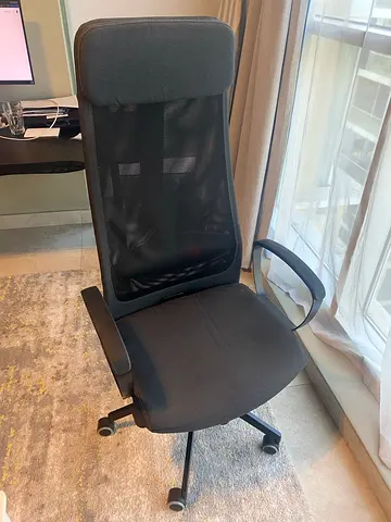 IKEA MARKUS office chair, dark grey/black