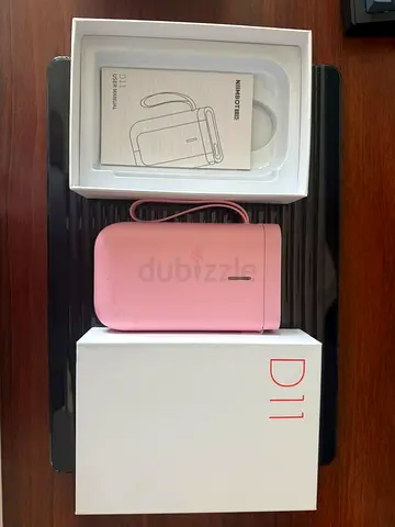 NiiMbot D11 Label Maker Machine Tape Included, Portable Wireless Connection Label Printer Multiple
