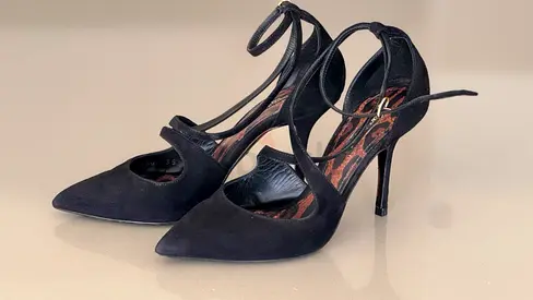 Dolce & Gabbana black leather heels 35,5