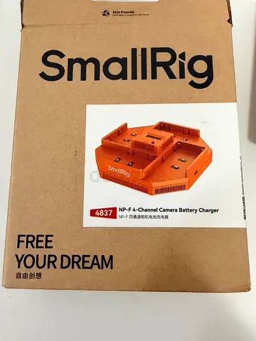 SmallRig NP-F 4-Channel Camera Battery Charger (Model 4837).