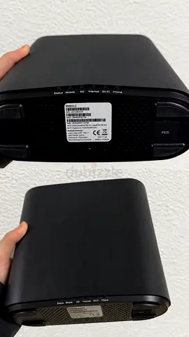 Used Black Home Router / Modem - Good Working Condition 5G Wireless Wi Fi Sim