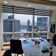 Furnished Corner Office | Marina & City View