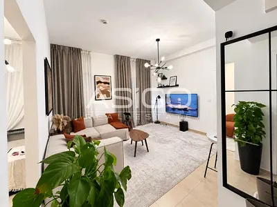 Furnished 1BR | High Floor | 12 Cheques | Upgraded