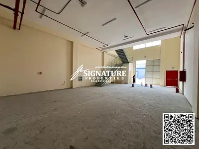 Brand New Warehouse with Mezzanine | 1,600 Sq. Ft. | 25 KVA | Main Road | Al Jurf 3