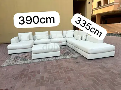 Available luxury marina home Usahpe sofa like a new beige