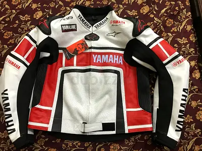 Yamaha Alpinestars Motorcycle Racing Leather Jacket
