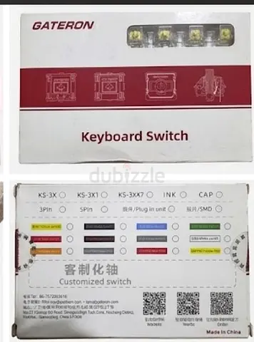 Gateron Mechanical Keyboard Switches - Boxed Customized Switches (New)