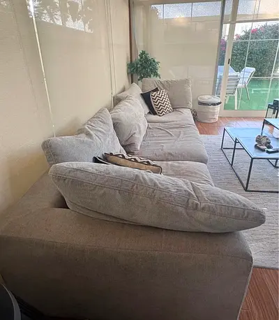 Pan home pianca feather 🪶 filled modular sofa